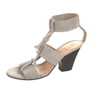 Zero + Maria Cornejo Sandals Block Heel Size 41 Grey
